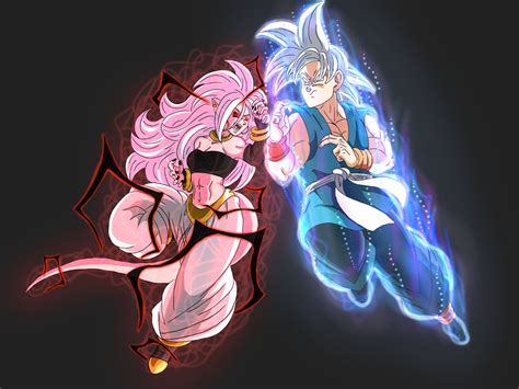 android 21 and goku